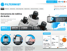 Tablet Screenshot of filtermist.es